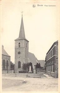 Belgique - BERZÉE (Namur) Place Communla - Monument aux morts - L'église - Picture 1 of 2