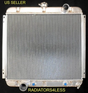 3 ROW ALUMINUM RADIATOR 67 68 69 70 FORD MUSTANG FAIRLANE COMET FALCON 20" CORE - Picture 1 of 2