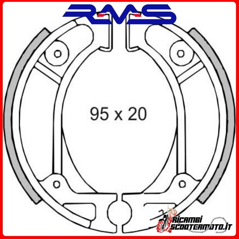 MÂCHOIRES DE FREIN RMS HONDA CR 80 R 1983 225120070#2 Foto 1 de 1