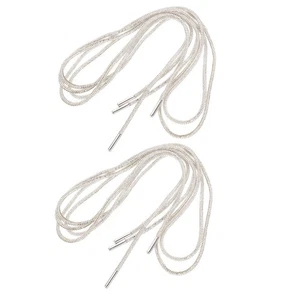  4 Pcs Rhinestone String Fancy Shoe Laces Drawstring Cord for Sewing - Picture 1 of 20