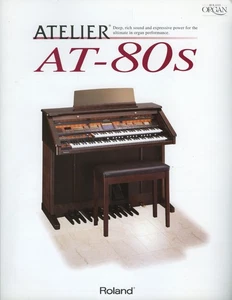 ROLAND ATELIER AT-80S Organ - Original 4 Page BROCHURE from 2001 - Picture 1 of 2