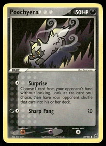 Pokemon Tcg Poochyena #70 Pokemon Deoxys LP - Picture 1 of 2