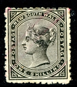 Australia 1885 New South Wales QV 1' Black Perf 11½ SG #237av Mint X778 - Picture 1 of 6