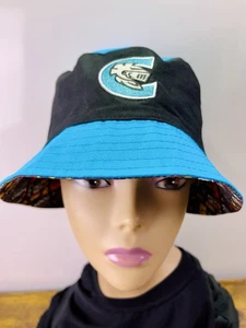 Gorra de béisbol Charlotte Knights negra y turquesa ~ nueva - Imagen 1 de 4
