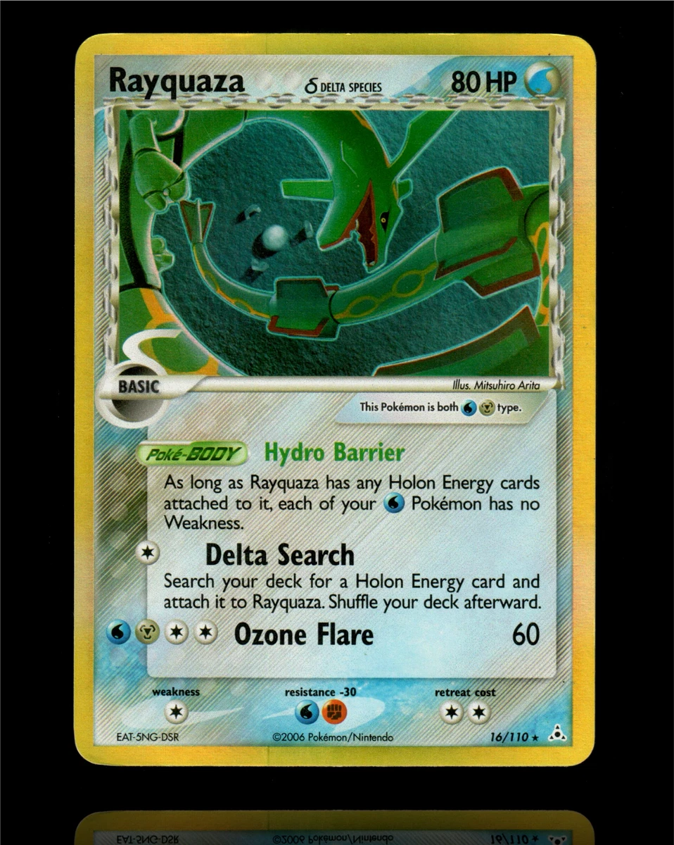 Pokémon Rayquaza Pokémon TCG Holo Rare Individual Collectible Card
