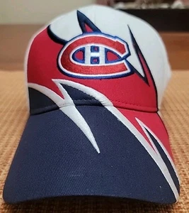 Vintage 1990er Montreal Canadiens Haizahn Reebok verstellbare Mütze - Bild 1 von 10