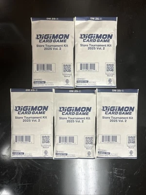 Digimon Card Game - Store Tournament Kit 2025 Vol 2 - X5 Sealed - Image 1 of 2