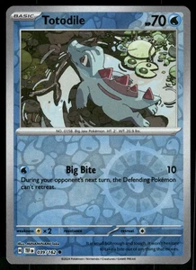 Totodile 039/162 Common Reverse Holo NM Pokemon SV05: Temporal Forces - Picture 1 of 2