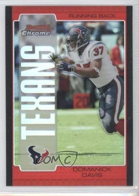 2005 Bowman Chrome Red Refractor Domanick Davis #17 - Image 1 of 2