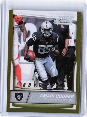 2016 Score Gold Zone #231 Amari Cooper #'d /99 - Image 1 of 2