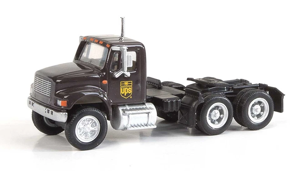 Walthers HO Scale International 4900 Dual-Axle Semi Tractor UPS (Bow Tie Shield) - Image 1 of 1