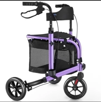 Walk Mate 3-Rad Rollator Gehwagen mit Sitz  - Bild 1 von 3