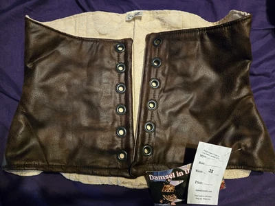 Damsel In This Dress Petite Vixenog Cabin Leather 35 - Image 1 of 2