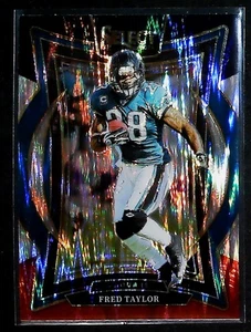 2024 Panini Select Fred Taylor Black & Red Prizm Shock #57 Jacksonville Jaguars - Foto 1 di 2
