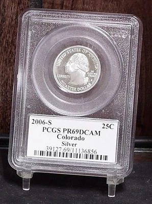 2006-S 90% Colorado State Quarter PCGS Pf69DCam (#61188-L) - Image 1 of 4