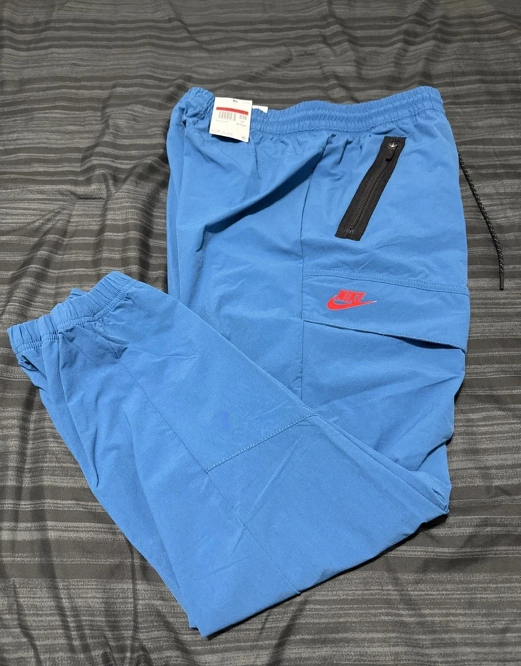 Nike Pants Mens Large Sportswear Air Max Cobalt Blue Jogger Retro Y2K FN0242-457