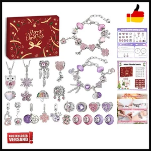 Charm Adventskalender 2025 Teenager Mädchen, Weihnachtskalender Schmuck Baste... - Bild 1 von 10