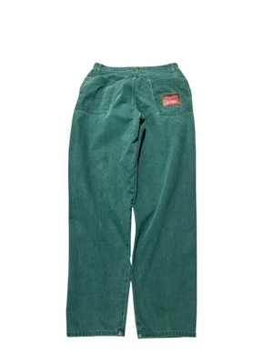 Pantalones de mezclilla vintage Hugo Boss raros verdes de 5 bolsillos para hombre talla 34x32 holgados, patinador Foto 1 de 4