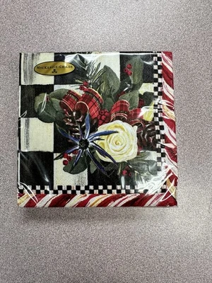 Paquete de 20 servilletas de cóctel de papel para ramo escocés MacKenzie- para niños Foto 1 de 2