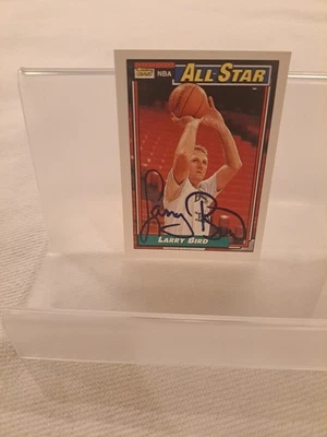 1989-90 Fleer Larry Bird #8 Autographed  Card - Image 1 of 2