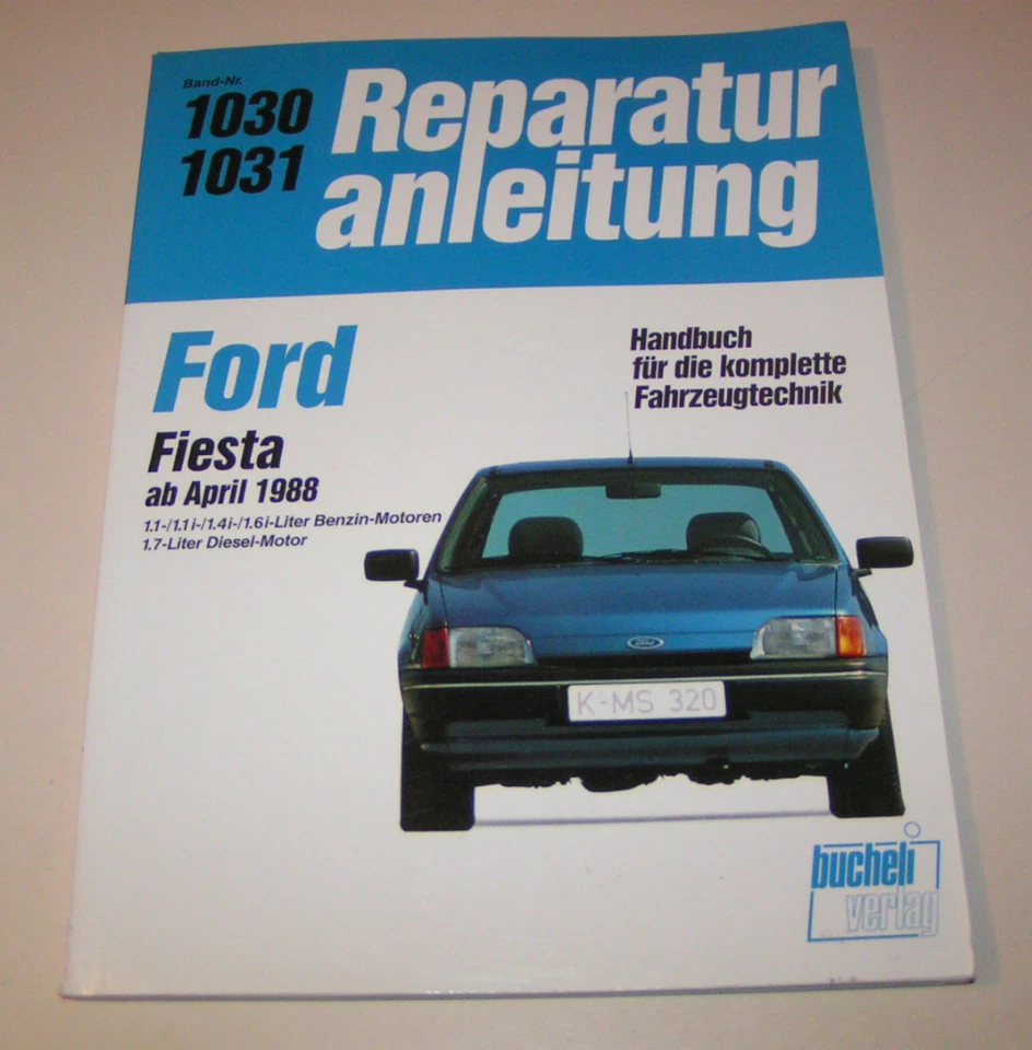Manuale Di Riparazione Ford Fiesta Modello '89 - Da Aprile 1988 - Immagine 1 di 1