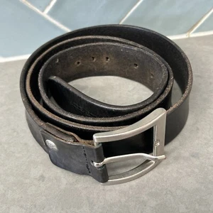 Vera Pelle Genuine Leather Made in Italy Dark Brown Leather Belt 52 130 953/40 - Picture 1 of 9