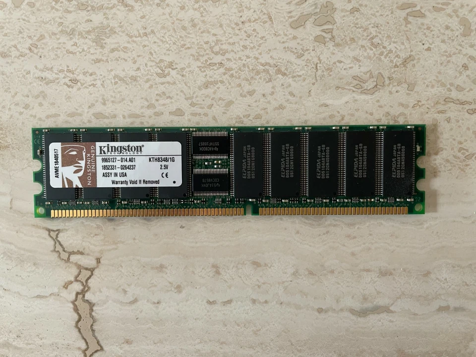 Kingston KTH8348/1G 1GB PC2700 333MHZ Server Memory DIMM  - Image 1 of 1