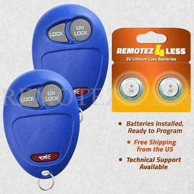 2 for 2004 2005 2006 2007 2008 2009 2010 2011 2012 Chevy Colorado Remote Blue Foto 1 de 4