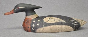 Rotbrust Merganser Lockvogel Ente Lockvogel Köder Originallack WMW Tack Eyes "Z" - Bild 1 von 9