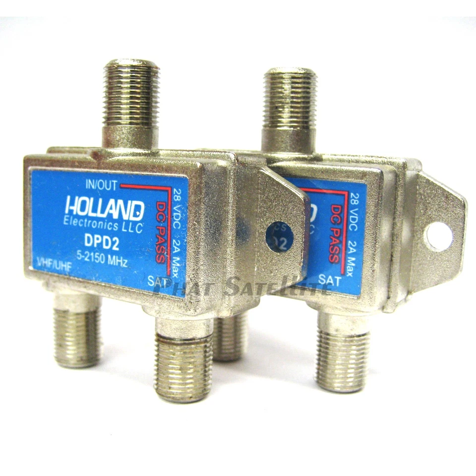 Holland blue Diplexer Switch DirecTV DISH FTA SAT coax line sharing (25 pcs) - Image 1 of 1