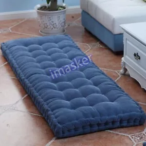 Long Cushion Thickening Garden Chair Cushion Solid Color Home Seat Mat Cushion - Picture 1 of 32