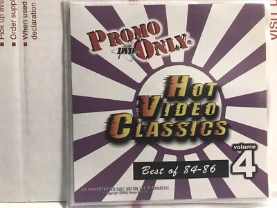 Mega Rare Out Of Print DVD Promo only video classics: Best of 1984-86 Volume 4 - Image 1 of 2