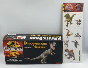 JURASSIC PARK : DILOPHOSAUR AKA SPITTER MODEL KIT MADE BY HOBBY - Picture 1 of 12
