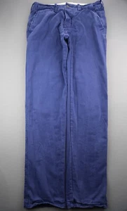 Pantalones chinos forrados de frente plano para hombre Abercrombie and Fitch talla 32x34 (MSR 32x33) - Imagen 1 de 12