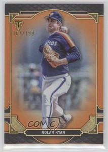 2022 Topps Triple Threads Amber /199 Nolan Ryan #37 HOF