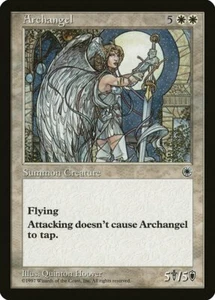 Archangel Portal HEAVILY PLD White Rare MAGIC THE GATHERING MTG CARD ABUGames - Picture 1 of 1