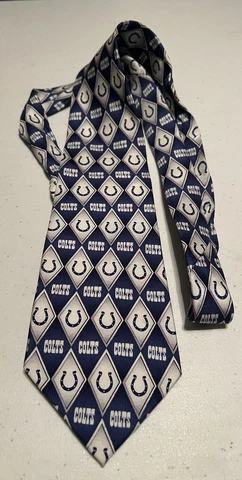 Dallas Cowboys Neck Tie Team NFL Football NFL 100% Silk Blue White 56” EUC Cover
