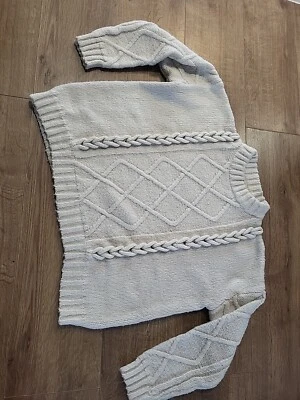 JERSEY DE PUNTO CREMA PAPAYA MATALAN TALLA M Foto 1 de 3