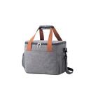 WATER-RESISTANT COOL BAG INSULATED LUNCH LEAKPROOF COMPARTMENT COOL/HOT BAG 15L