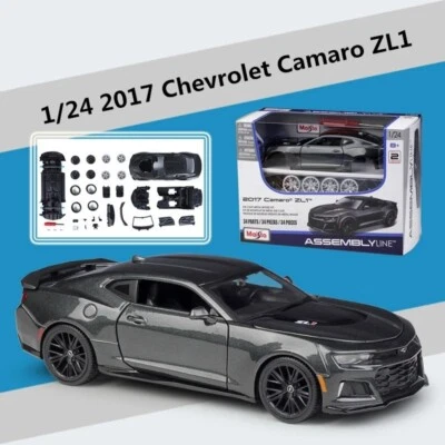 Chevrolet Camaro ZL1 2017 1:24 versión de montaje modelo de coche de aleación metal fundido a presión Foto 1 de 4