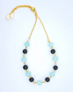 Beautiful Artificial Beads Hand Made Chain Bracelets For Girls Stylish Bracelets - Picture 1 of 4
