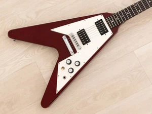 Fast Ship 1998 Flying Electric Guitar V '67 Vintage Reissue Heritage Cherry MAD - Picture 1 of 4
