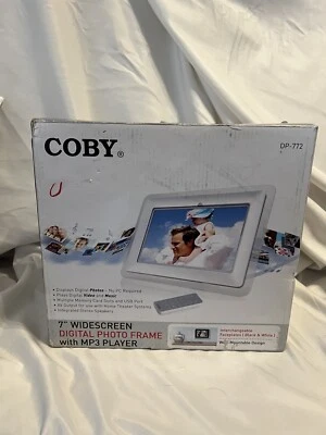 Coby 7" Interchangeble White or Black Digital Frame NIB - Image 1 of 4