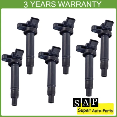 Bobinas de encendido 6 piezas para Toyota 4Runner Altezza Tundra Sequoia Lexus SC430 LX470 Foto 1 de 4