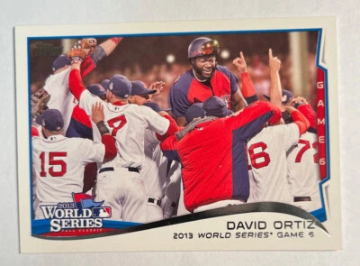 Topps 2014 Béisbol #259 2013 Serie Mundial Juego 6 (Ortiz) - Como Nuevo Foto 1 de 2