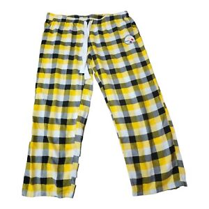 NFL Pittsburgh Steelers Women's XL Pajama Pants Plaid Flannel Football Sleepwear