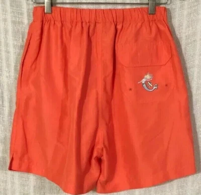 Nat Nast Men's Medium Cabana Collection Orange Lined Swim Trunks Bathing Suit - Image 1 of 4