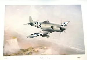 KEITH WATSON RAF WW2 LTD ED 25/200 PRINT HAWKER SEA FURY - Picture 1 of 5