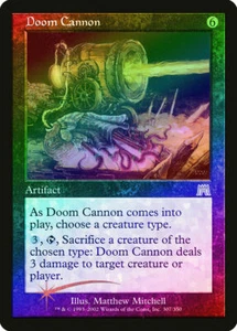 Doom Cannon FOIL Onslaught LP/EX Artifact Rare MAGIC GATHERING - Picture 1 of 1