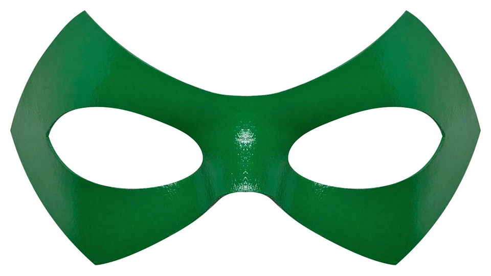 Riddler Green Costume Leather Eye Mask - MOST Authentic - FREE Bonus! - Image 1 of 4
